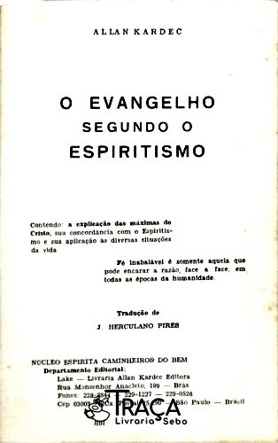 O Evangelho Segundo o Espiritismo