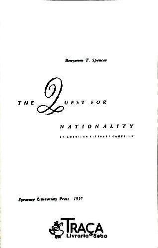 The Quest For Nationality