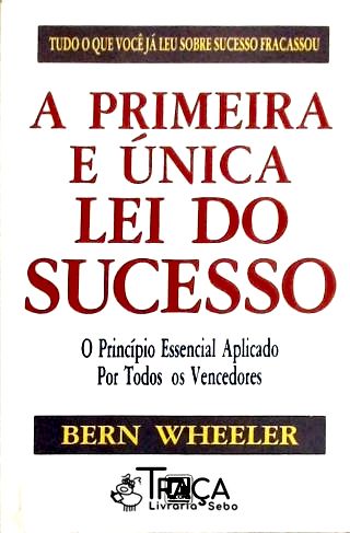 A Primeira e Única Lei do Sucesso