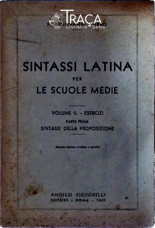 Sintassi Latina