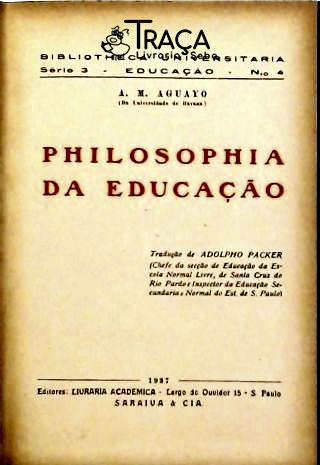 Philosophia da Educação
