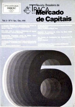 Revista Brasileira de Mercado de Capitais - Vol. 2 - N° 6