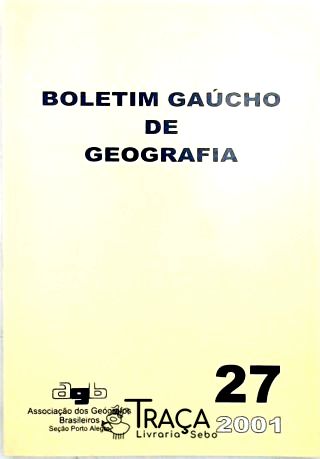 Boletim Gaúcho de Geografia - Nº 27
