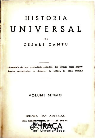 História Universal - Vol. 7