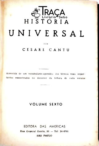 História Universal - Vol. 6