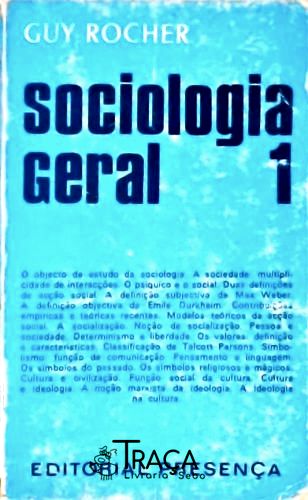 Sociologia Geral - Vol. 1