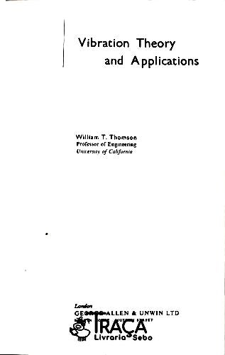 Vibration Theory And Applications