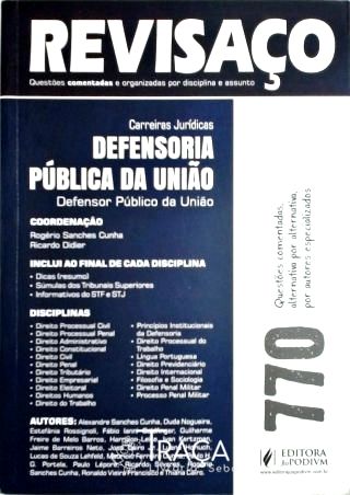 Revisaço - Carreiras Jurídicas - Defensoria Pública da União