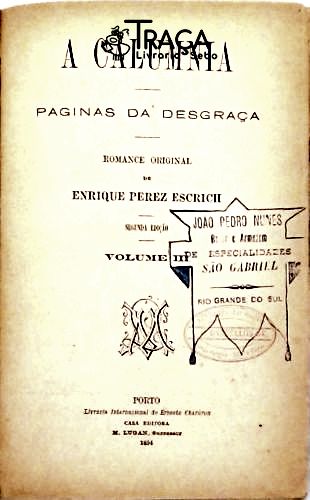 Calumnia - Páginas da Desgraça - Vol. 3