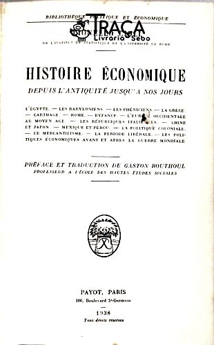 Histoire Économique