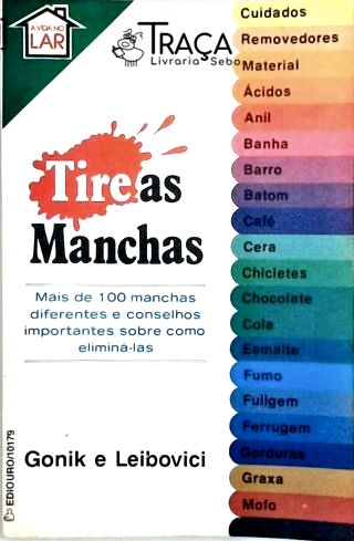 Tire as Manchas - Mais de 100 Manchas Diferentes e Conselhos Importantes Sobre Como Eliminá-las