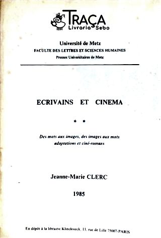 Écrivains Et Cinema