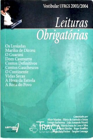 Leituras Obrigatórias Vestibular Ufrgs 2003-2004