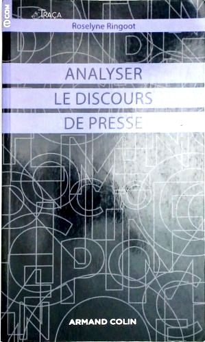Analyser Le Discours de Presse