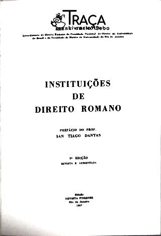 Instituições de Direito Romano