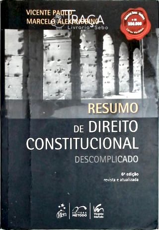 Resumo de Direito Constitucional - Descomplicado