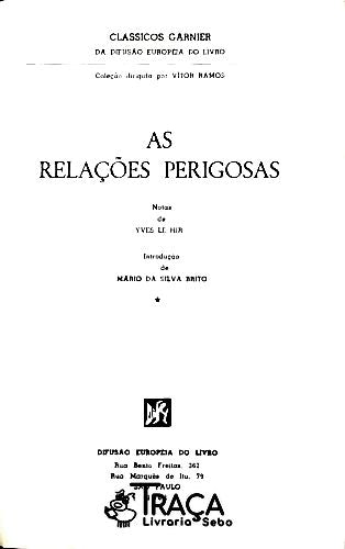 As Relações Perigosas