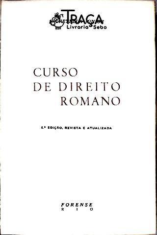 Curso de Direito Romano