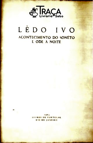 Acontecimento do Sonêto e Ode à Noite - autografado