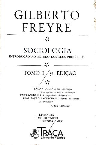 Sociologia - Vol. 1