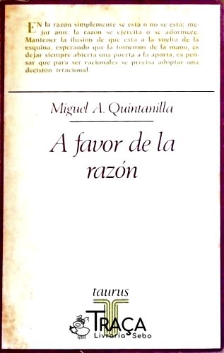 A Favor de la Razón