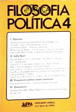 Filosofia e Política - Vol. 4