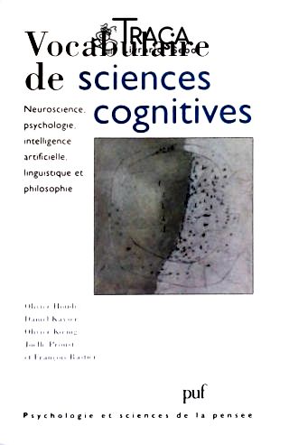 Vocabulaire de Sciences Cognitives