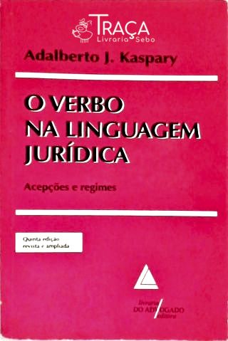O Verbo Na Linguagem Jurídica