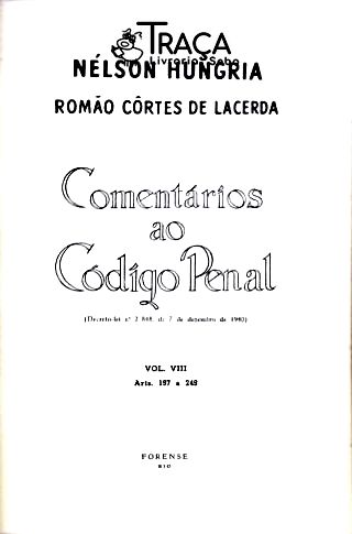 Comentários Ao Código Penal - Vol. 8