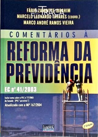 Comentários À Reforma da Previdência