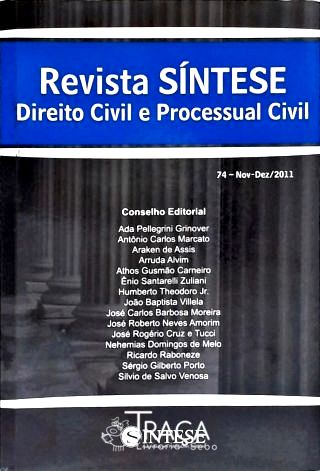 Revista Síntese de Direito Civil e Processual Civil - Vol. 12 Nº 74