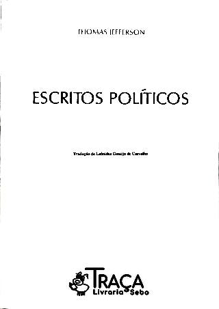 Os Pensadores - Thomas  Jefferson