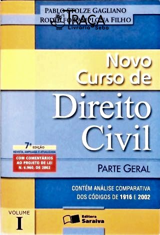 Novo Curso de Direito Civil - Vol. 1
