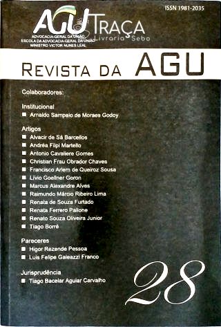 Revista da Advocacia-geral da União - Agu Nº 28