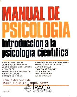 Manual de Psicología - Introducción a La Psicologí