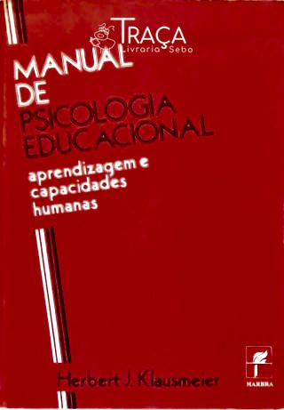 Manual de Psicologia Educacional