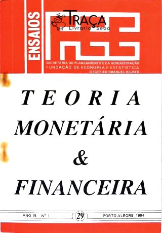 Ensaios Fee - Ano 15 N° 1