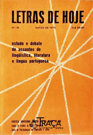 Letras de Hoje Nº 19