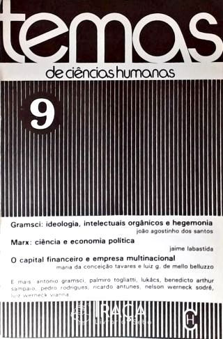 Temas de Ciências Humanas Nº 9