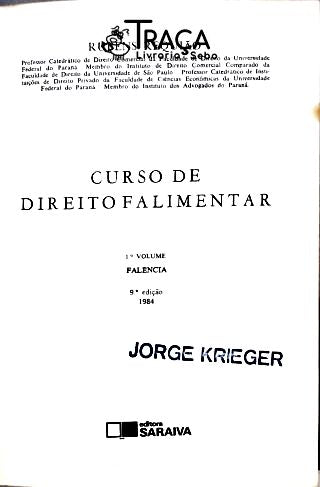 Curso de Direito Falimentar - em 2 Volumes