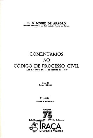 Comentários Ao Código de Processo Civil - Vol. 2 (