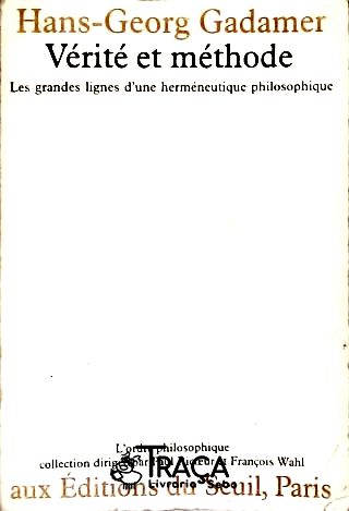 Vérite Et Méthode