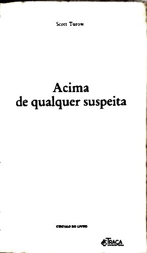 Acima de Qualquer Suspeita