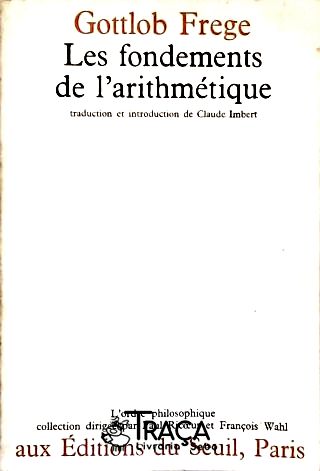 Les Fondements de Larithmétique