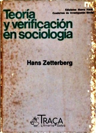 Teoria y Verificacion en Sociologia