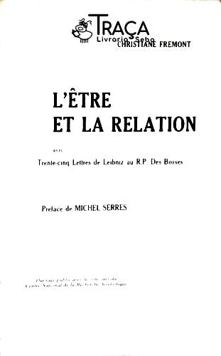 Lêtre Et La Relation