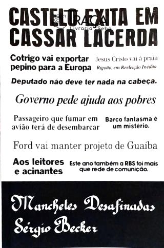 Manchetes Desafinadas