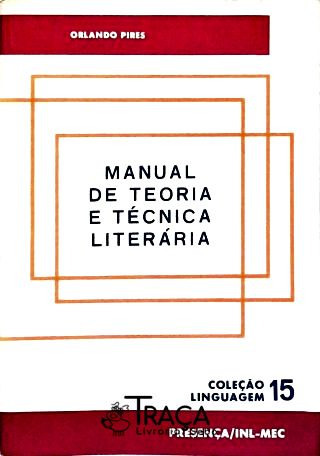 Manual de Teoria e Técnica Literária