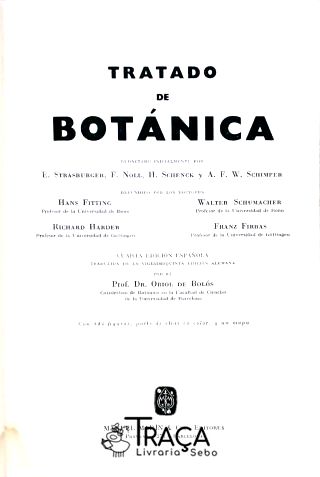 Tratado de Botánica