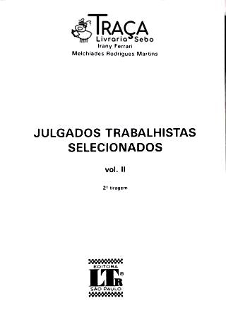 Julgados Trabalhistas Selecionados - Vol. 2